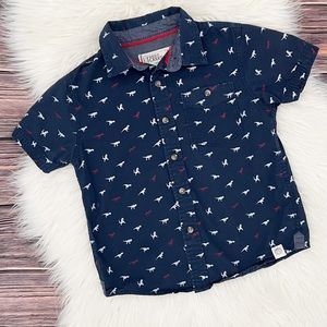 T-Rex Button Down Shirt